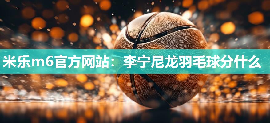 米乐m6官方网站:李宁尼龙羽毛球分什么