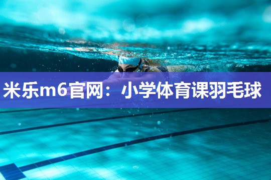 米乐m6官网:小学体育课羽毛球