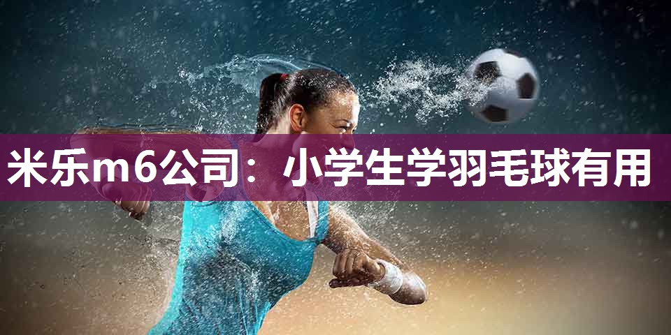 米乐m6公司:小学生学羽毛球有用