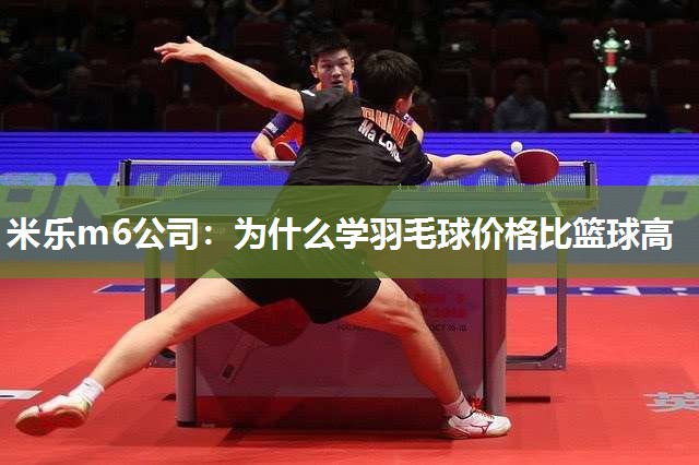 米乐m6公司:为什么学羽毛球价格比篮球高