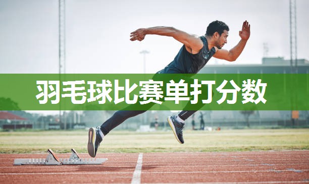羽毛球比赛单打分数