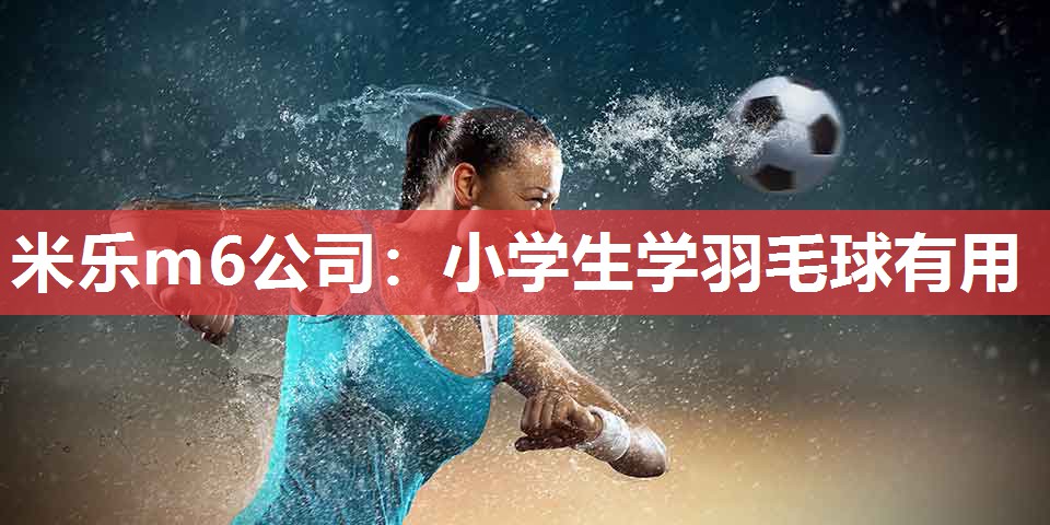 小学生学羽毛球有用