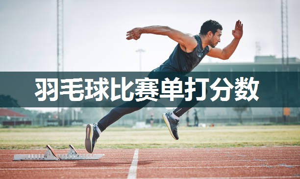 羽毛球比赛单打分数